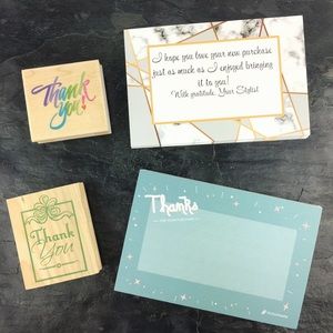 Lot of Thank You Stamps and Cards